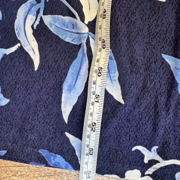 Tommy Bahama Underwater Garden Maxi Dress "Tropical Island Navy" Jersey Blue - Picture 5 of 5